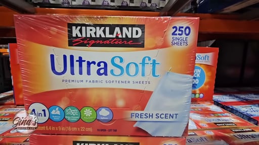 Kirkland Signature Fabric Softener Sheets, 250-Count, 2-Pack