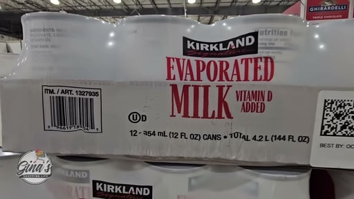 Kirkland Signature Evaporated Milk, 12 fl oz, 12-Count
