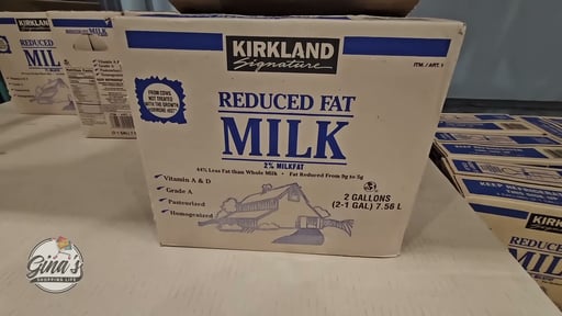 Kirkland Signature 2% Reduced Fat Milk, 1 Gallon, 2-Count