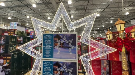 9' Star Arch with Twinkle LEDs