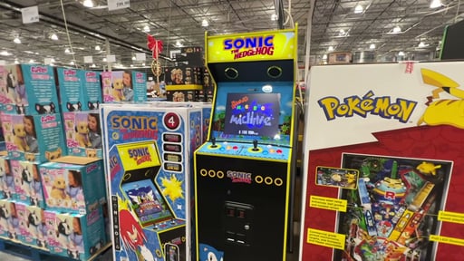 Arcade1Up Sonic the Hedgehog Supreme Arcade Machine
