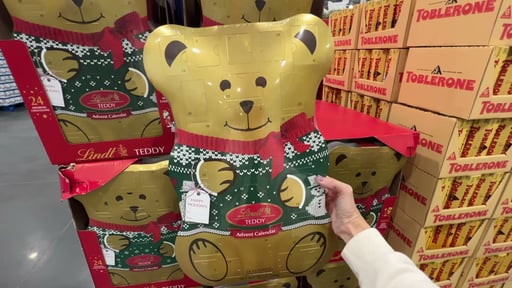 LINDT TEDDY ADVENT CALENDAR 10.2 OUNCES