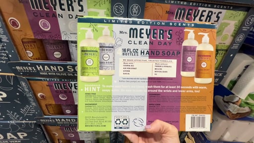 Mrs. Meyer's Clean Day Hand Soap Variety Pack, 4 × 16 fl oz