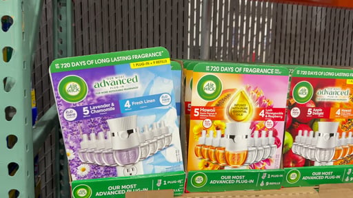 Air Wick Scented Oils 1 Warmer + 9 Refills