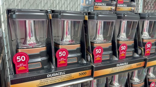 Duracell Tri-Power Solar Lantern 5000 Lumens