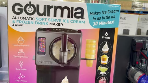 Gourmia Soft Serve Ice Cream and Frozen Drink Maker