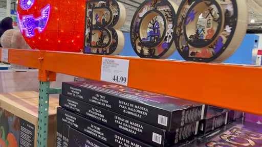BOO Wood Letters with LED Lights, Set of 3