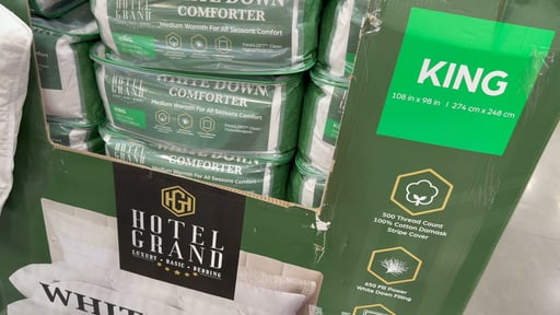 Hotel Grand White Down Comforter - King
