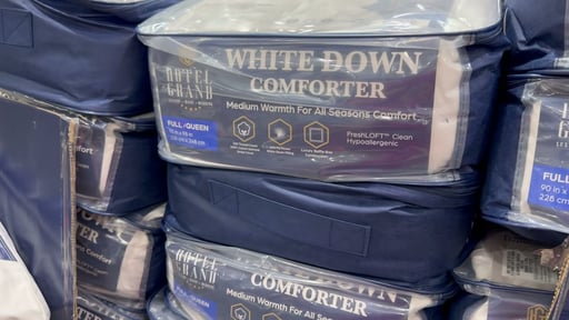 Hotel Grand White Down Comforter - Full/Queen