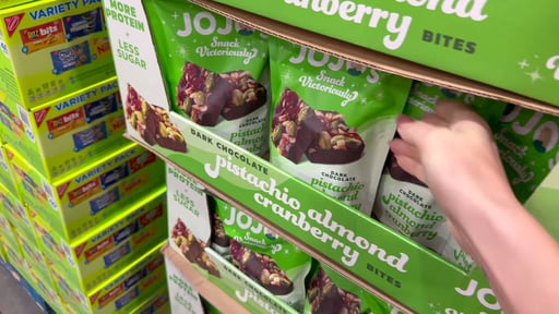JOJO's Organic Dark Chocolate Pistachio, Almond & Cranberry Bites, 14.4 oz