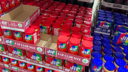 Jif Creamy Peanut Butter, 2/48 Ounce Jars