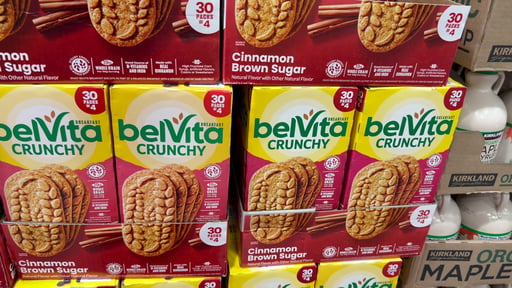 belVita Breakfast Biscuits, Cinnamon Brown Sugar, 30 Pack / 1.76 oz