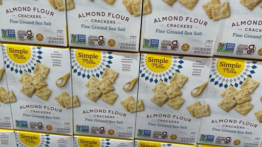 Simple Mills Almond Flour Crackers, 20 Ounces