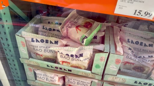 Laoban BBQ Pork Bao Bun 12 CT (1.8 lbs)