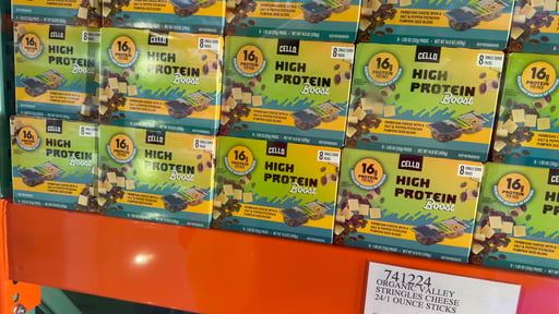 Cello High Protein Boost Snack Pack, 8 × 1.85 oz