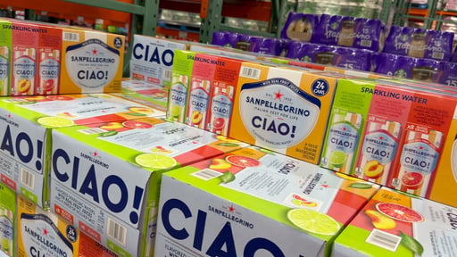 San Pellegrino Ciao Rainbow Variety Pack, 24 Count, 11.15 fl oz Cans