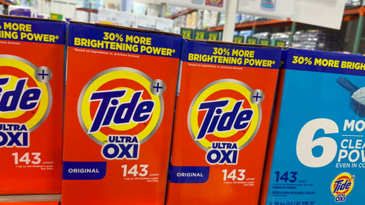 Tide Powder Detergent HE with Ultra Oxi 225oz 143 Loads (14.0lb)