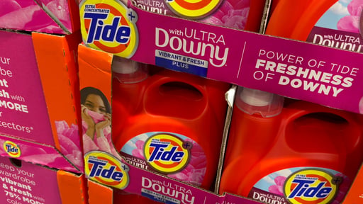 Tide HE with Downy Liquid Detergent 128 Ounce, 100 Loads