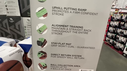 Palladium Practice Putting Golf Mat