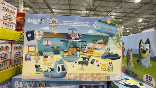 Bluey's 3-in-1 Transforming Plane Mega Set