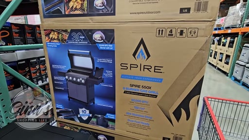 Spire 6-Burner 550X Gas Grill with Cover