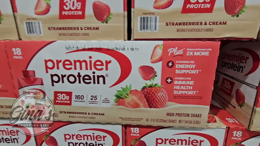 Premier Protein Shake Strawberries & Cream 11 fl oz, 18 Pack