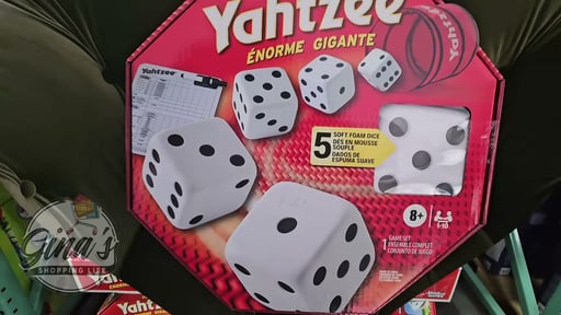 EastPoint Huge Yahtzee Giant Dice Game Set
