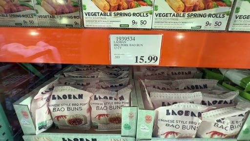 Laoban BBQ Pork Bao Bun 12 ct