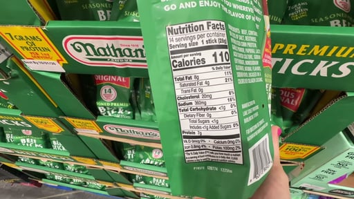 Nathan's Original Beef Sticks 1 oz / 14 ct