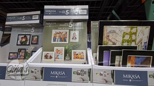 Mikasa Enamel Picture Frames, Set of 5