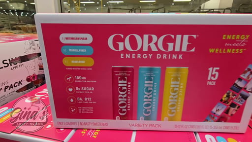 GORGIE Energy Drink Variety Pack, 15 x 12 oz
