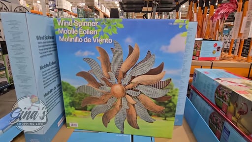 StyleCraft Two-Tone Metal Wind Spinner