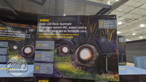 KODA Solar LED Rock Spotlight, 2-Pack