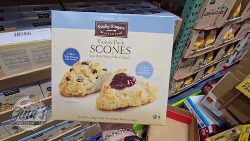 STICKY FINGERS BAKERIE BLUEBERRY & ORIG SCONE MIX