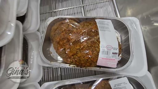 SEASONED LEG OF LAMB GARLIC ROSEMARY PER LB
