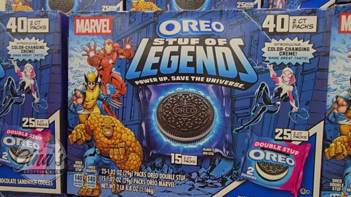 Nabisco Marvel Oreo Stuf of Legends Cookies, 40-Count, 1.02 oz Each (2.55 lbs)