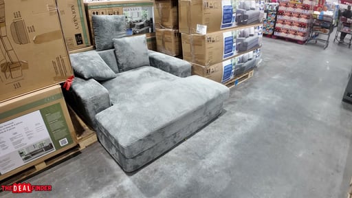 SEALY CALIN OVERSIZED FABRIC CHAISE