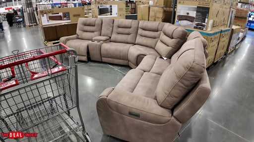 Barcalounger Carmelo Fabric Power Sectional