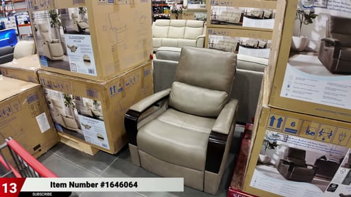 GILMAN CREEK WAYNE LEATHER POWER RECLINER