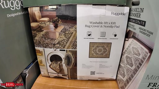 RUGGABLE WASHABLE AREA RUG 8' X 10'