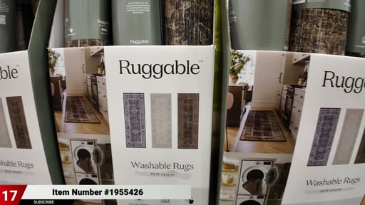 RUGGABLE WASHABLE RUNNER 2.5' X 7'