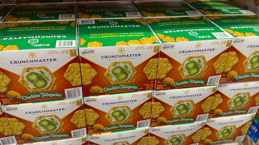 Crunchmaster Cheddar Jalapeno Rice Crackers