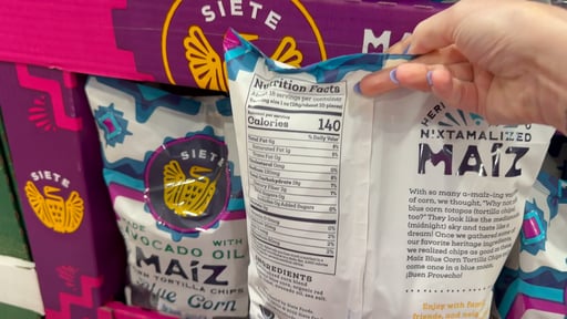 Siete Maíz Blue Corn Totopos 18 oz (1.125 lbs)