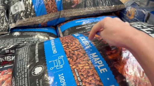 Kirkland Signature BBQ Hardwood Pellets 40lb