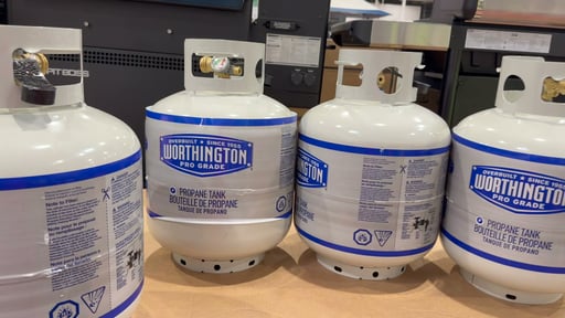Worthington 20lb Propane Tank with Gauge