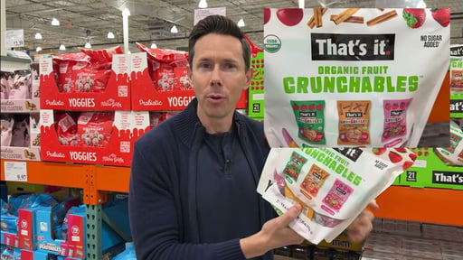 Organic That's It Fruit Crunchables, 21 Count, 0.35 oz Each