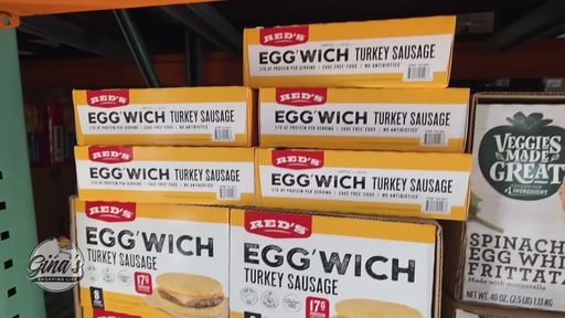 Reds All Natural Turkey Sausage Eggwich 8/3.9 OZ