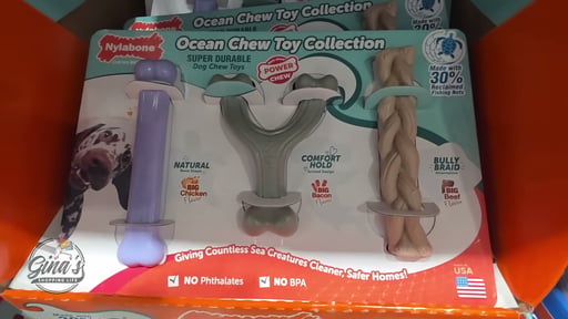Nylabone Love the Oceans Dog Chew 3 Pack