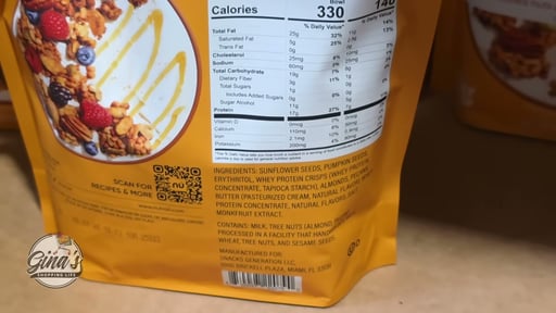 Nu Trail Protein Honey Nut Granola 22 OZ