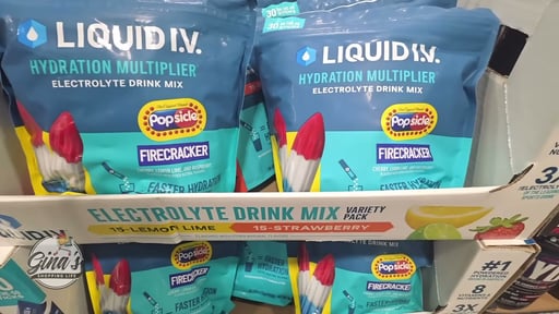 Liquid I.V. Hydration Multiplier Firecracker, 30 Count